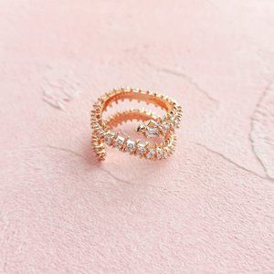 Kendra Scott Beck Rose Gold Band Ring size 7